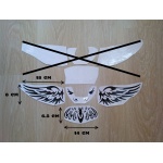 Наклейка на авто Сова на задний значок автомобиля для Mazda 2, 3, 5, 6, CX-3, CX-5, CX-7