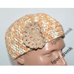 Шапка вязаная, женская, акрил, отл. сост.