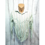 Рубашка зеленая Lacoste, хлопок, мин загрязн, Уценка! Разм 42